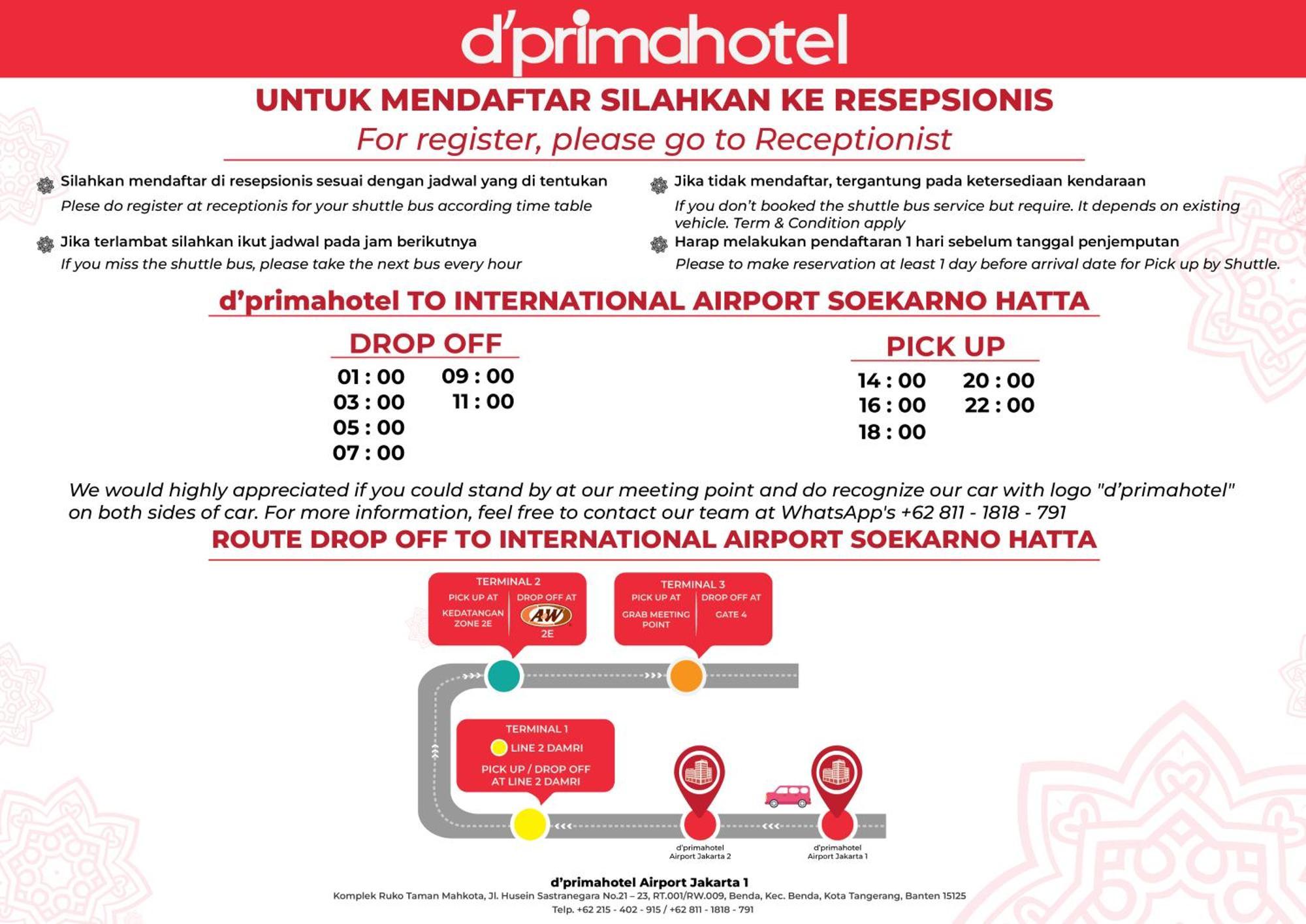 D'Primahotel Airport Jakarta 1 Τάνγκερανγκ Εξωτερικό φωτογραφία